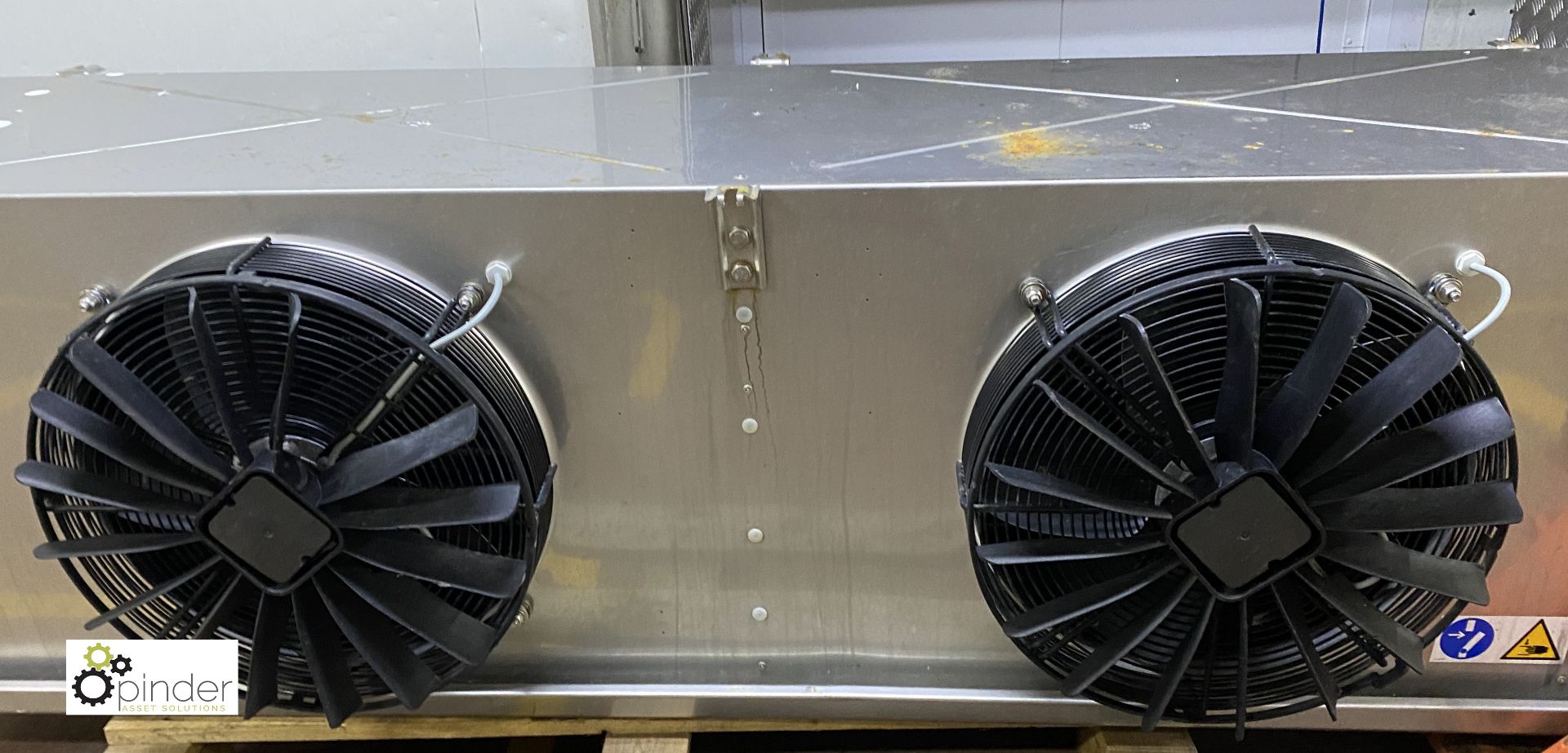 Guntner S-GHF twin fan Evaporator, year 2019 (please note there is a lift out fee of £20 plus VAT on - Image 3 of 4