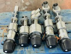 5 various GEA Seat Valves (please note there is a