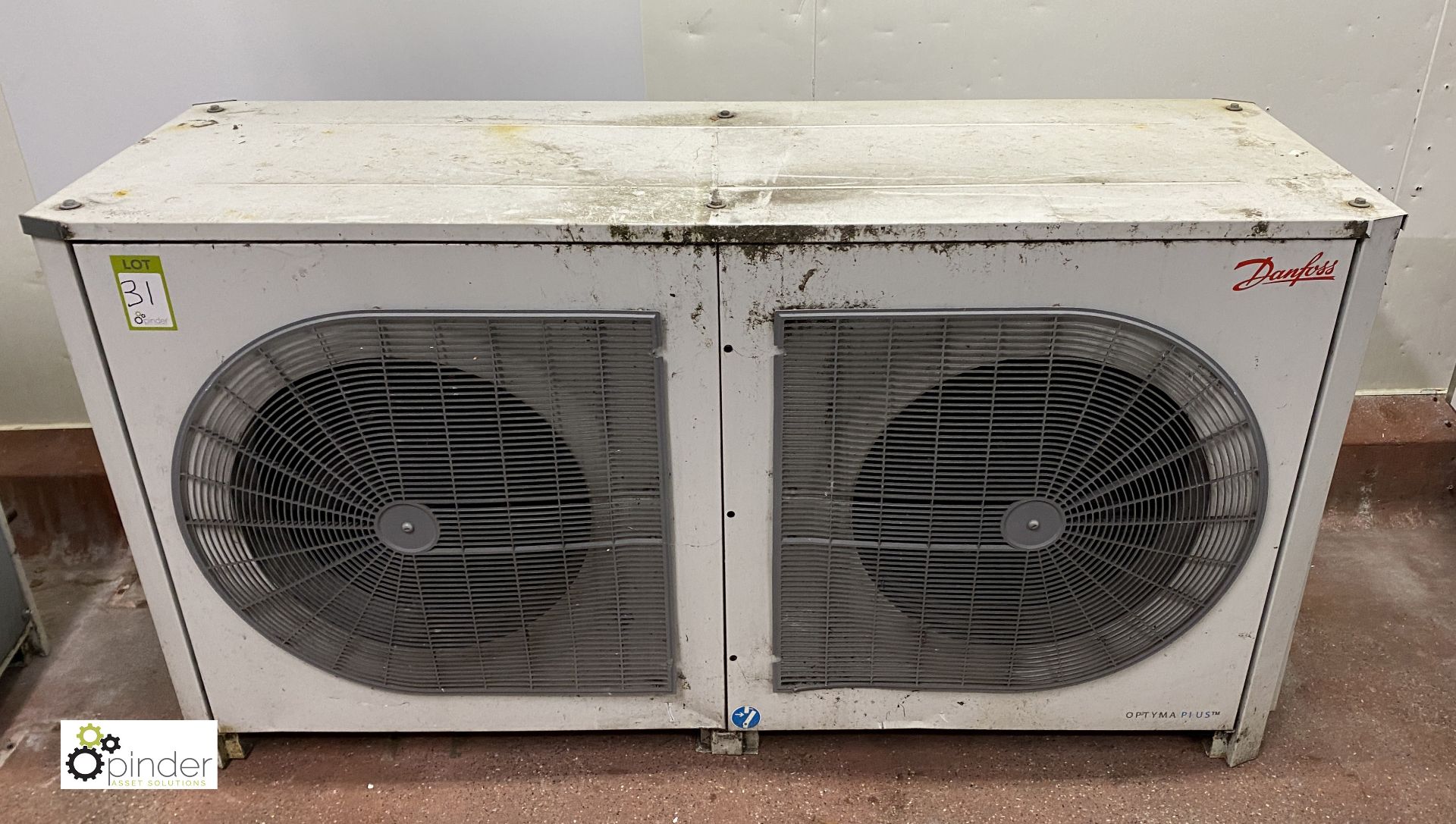 Danfoss OP-MPUM162MLP00E twin fan Condensing Unit (please note there is a lift out fee of £10 plus - Image 2 of 4