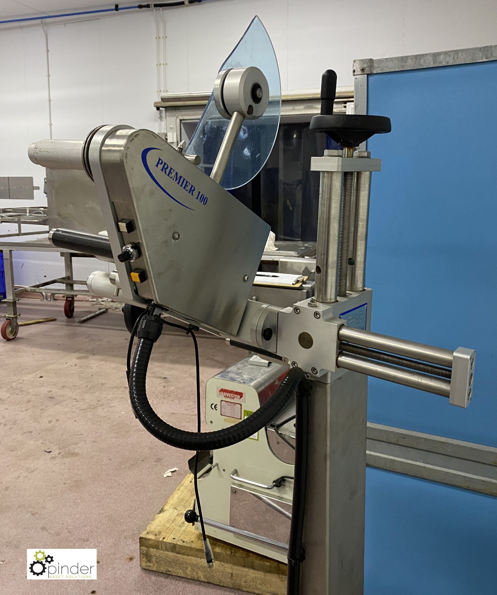 Premier 100 stainless steel stand mounted Labeller, 230volts (please note there is a lift out fee of - Image 3 of 6