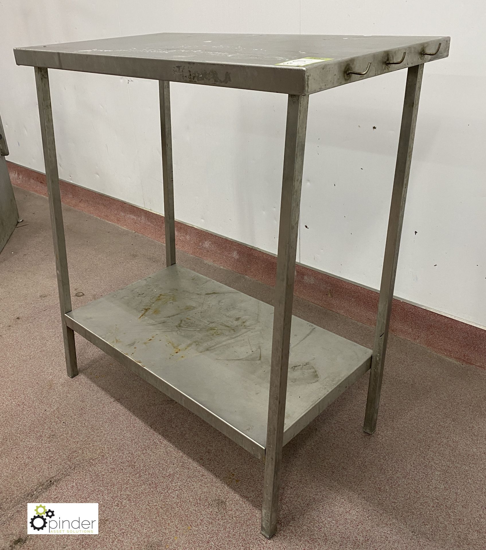 Stainless steel high Preparation Table, 1100mm x 600mm x 1175mm (please note there is a lift out fee - Image 2 of 2