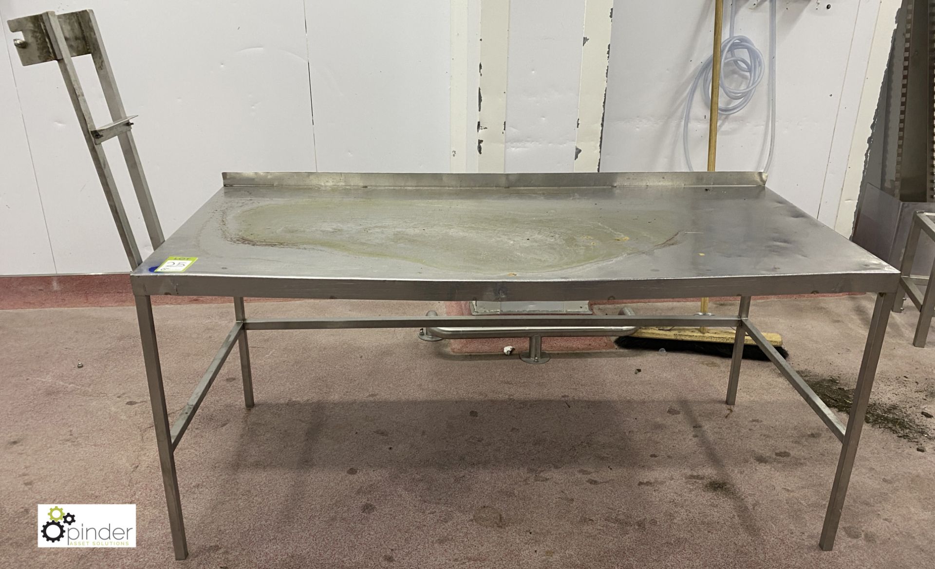 Stainless steel Preparation Table, 1720mm x 760mm x 790mm (please note there is a lift out fee of £5