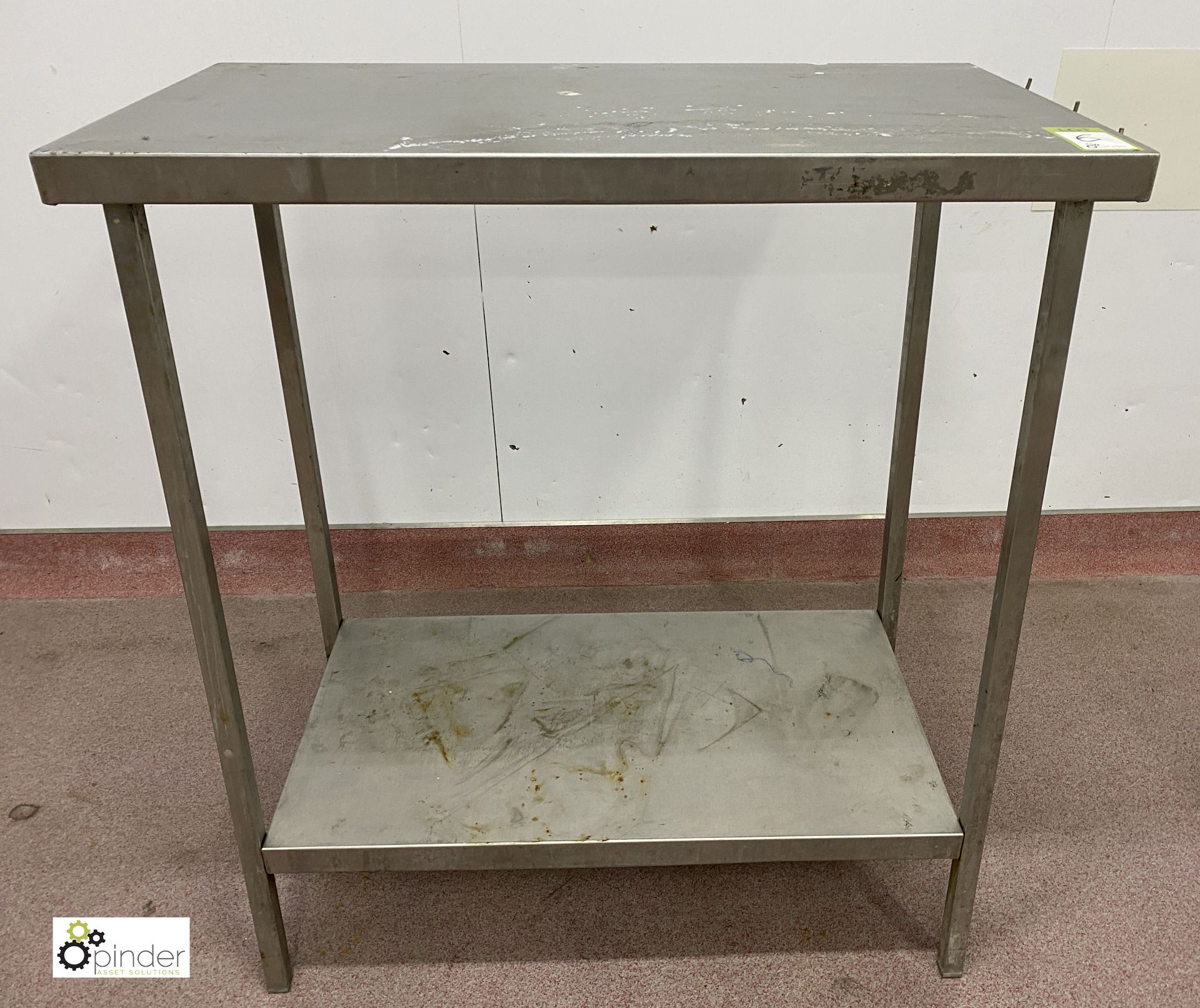 Stainless steel high Preparation Table, 1100mm x 600mm x 1175mm (please note there is a lift out fee