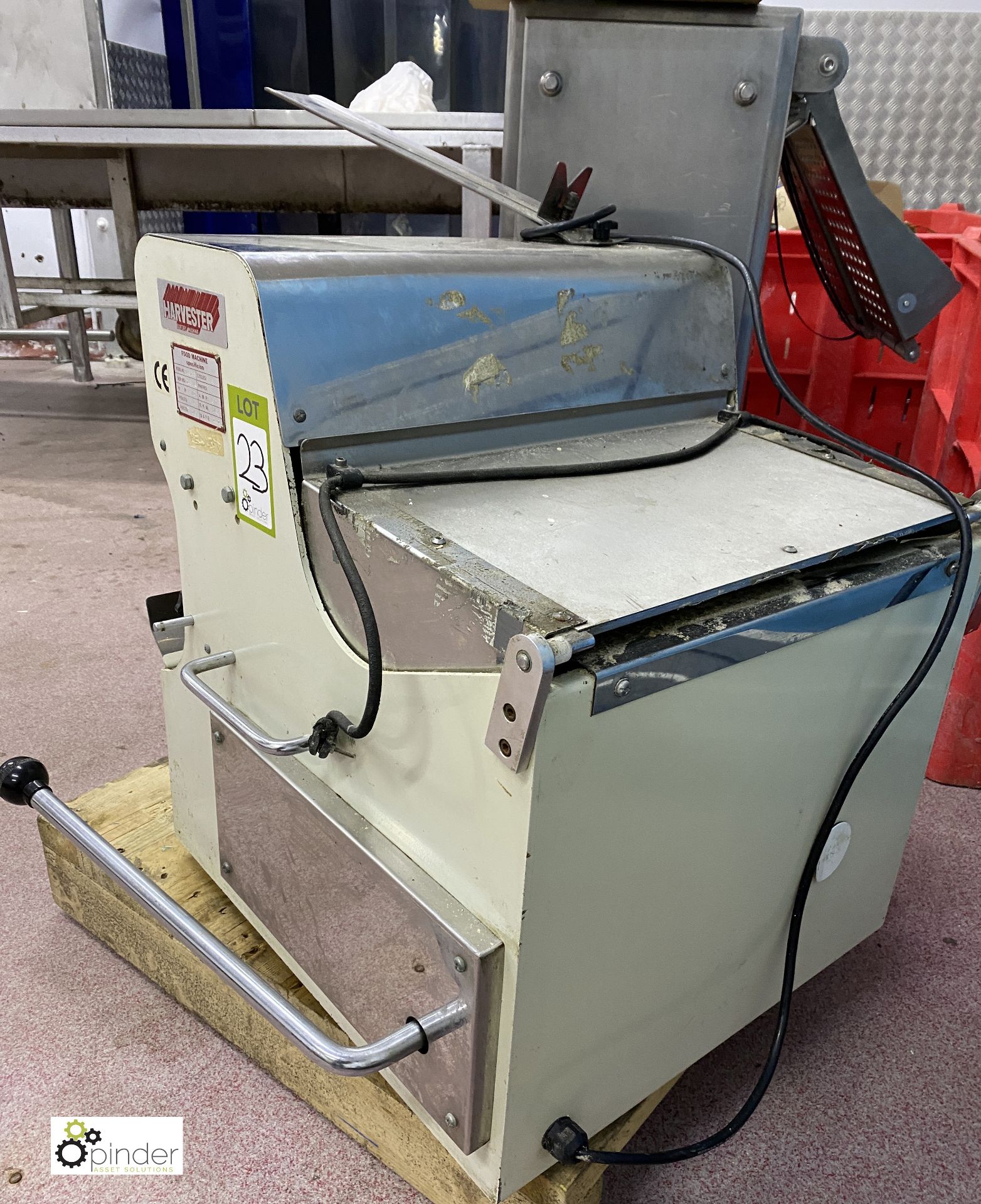 Harvester HL-5200 Bread Slicer, 240volts, serial number 02051408 (please note there is a lift out - Image 3 of 4