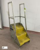 Stainless steel 3-tread Access Steps (please note there is a lift out fee of £5 plus VAT on this