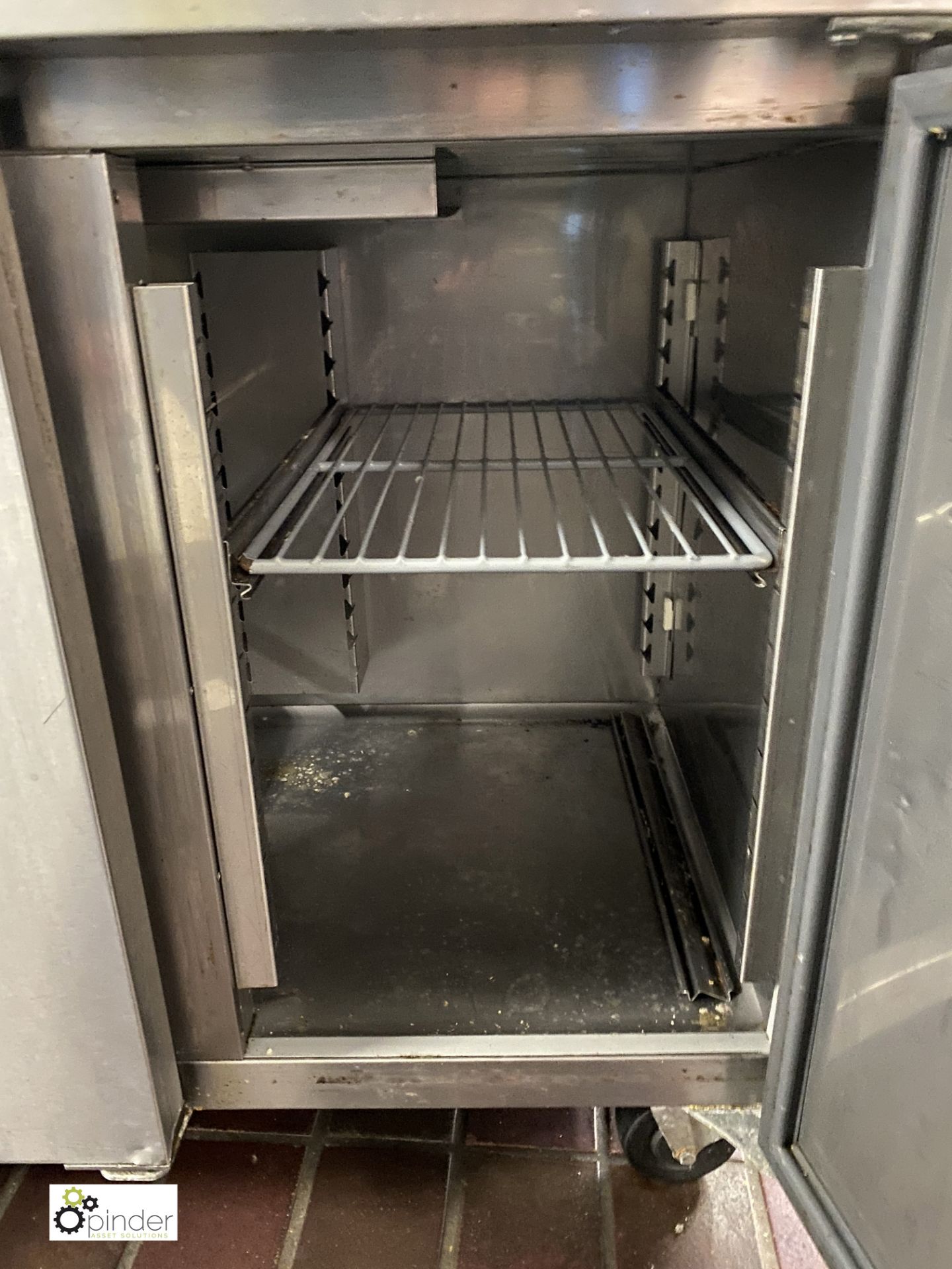 Williams stainless steel mobile triple door Chilled Counter, 240volts, 1900mm x 650mm x 860mm, - Image 4 of 5