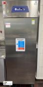 Electrolux mobile stainless steel single door Fridge, 740mm x 800mm x 2080mm, 240volts