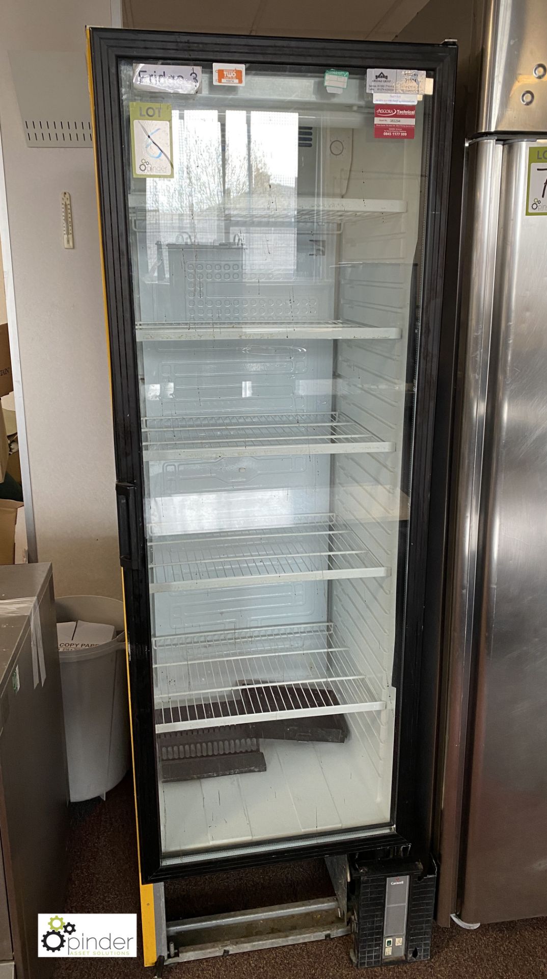 Caravell single door Display Chiller, 240volts