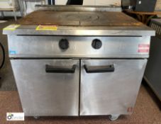 Falcon Dominator stainless steel gas fired mobile double door Contact Oven, 900mm x 800mm x 900mm,