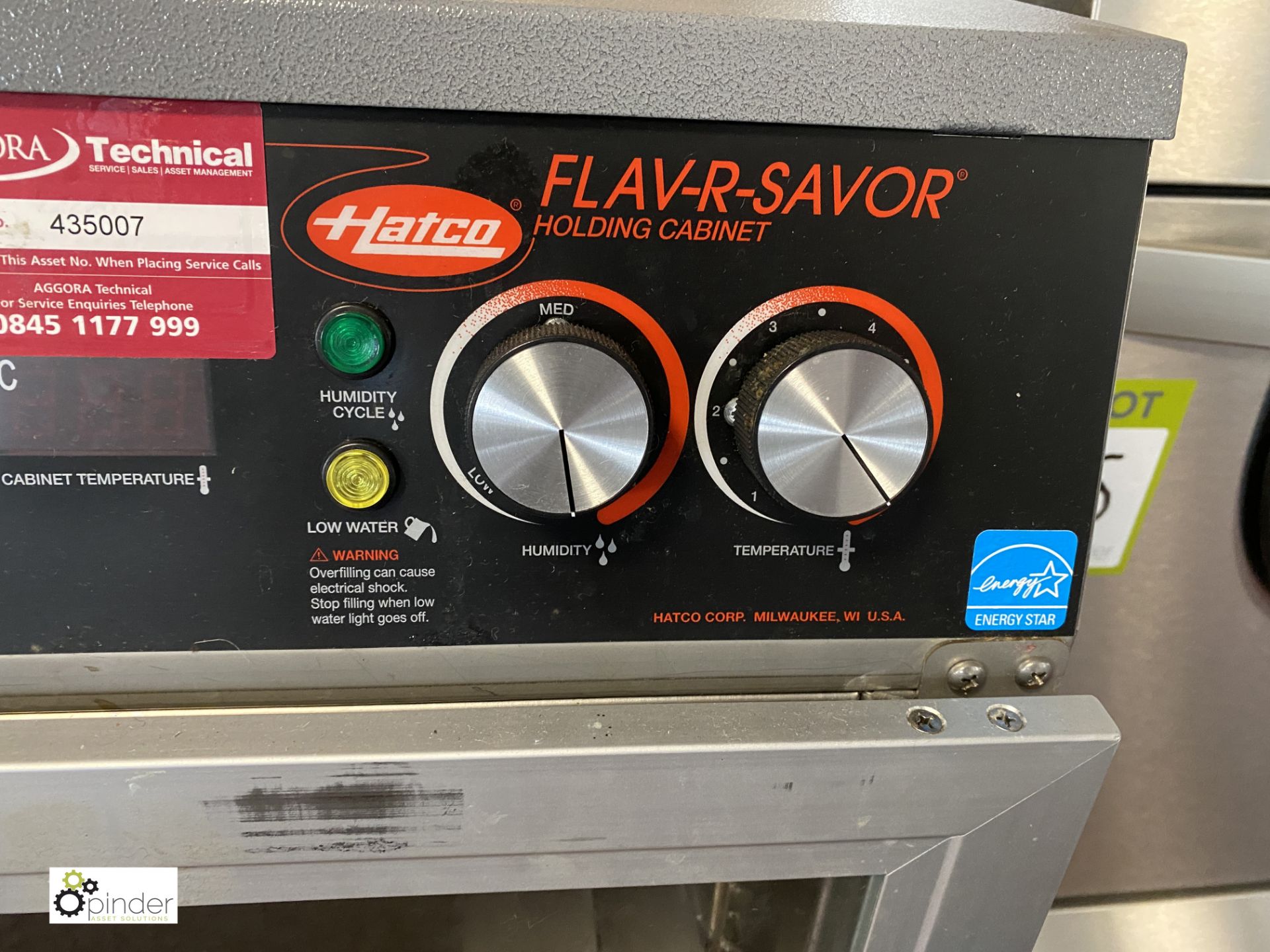 Hatco Flav-R-Savor FSHC-6W1 humidified portable Holding Cabinet, 240volts, 650mm x 720mm x 815mm - Image 3 of 7