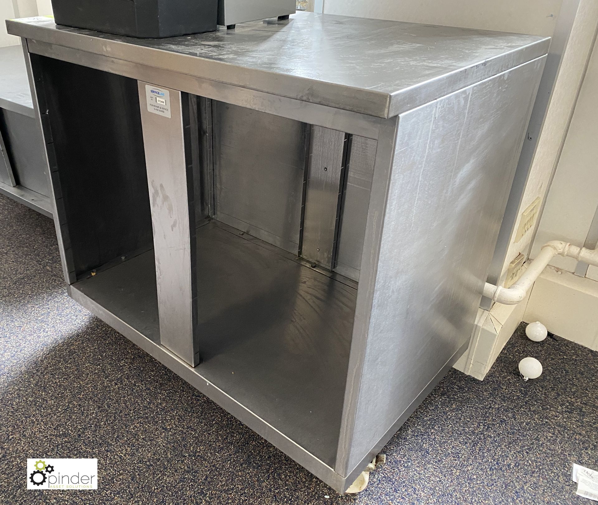 Stainless steel mobile Cabinet - Image 2 of 2