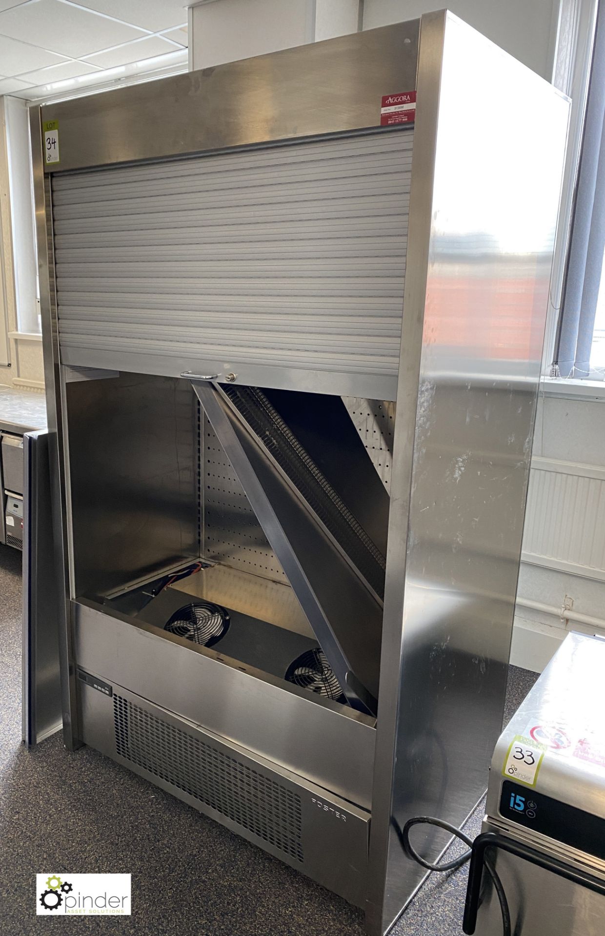 Foster shutter front Food Display Unit, 240volts, 1200mm x 780mm x 2000mm - Image 2 of 4