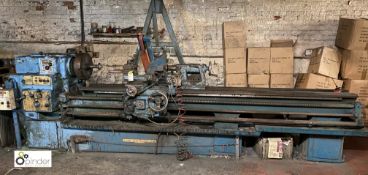 Town Woodhouse 85 Centre Lathe, 2800mm BC x 500mm swing, with Remco belt grinding attachment,