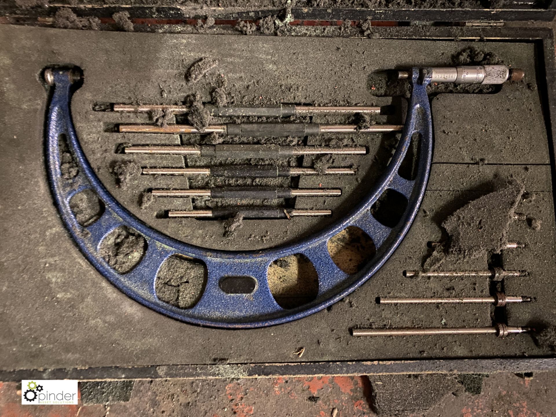 Outside Micrometer with gauge blocks including case, and 3 various Outside Micrometers - Image 2 of 4