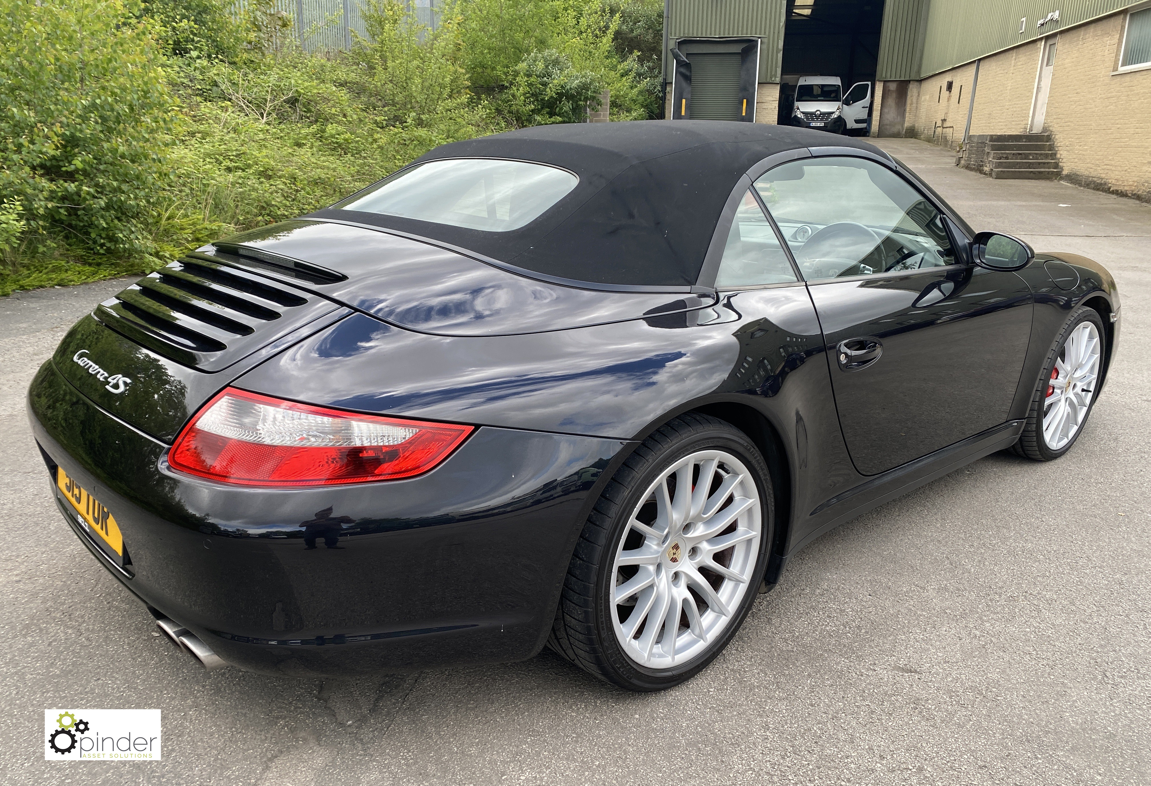 Porsche 911 (997) Carrera 4 S Convertible, 6-speed manual, black, Registration: LF06 CZE; Date of - Image 5 of 49