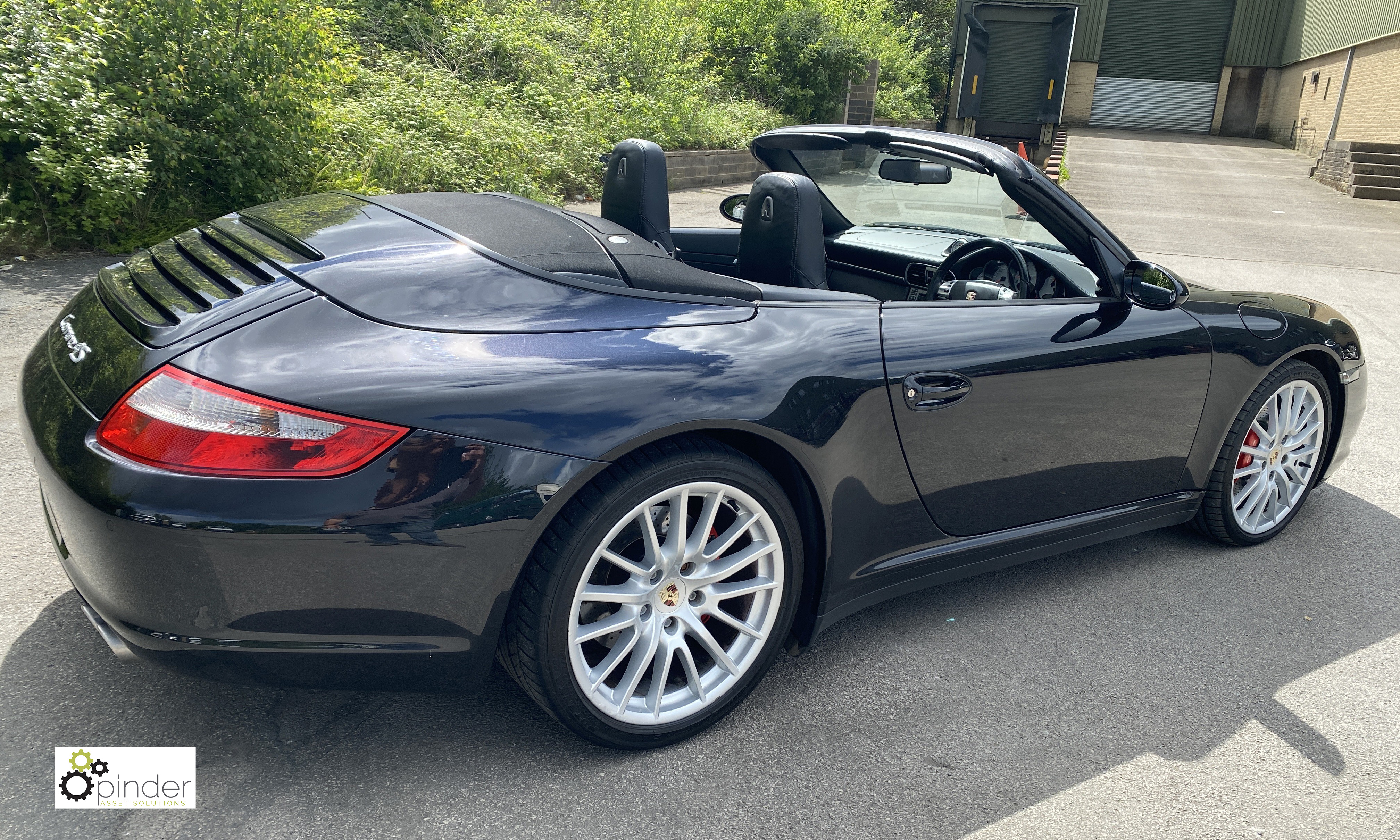 Porsche 911 (997) Carrera 4 S Convertible, 6-speed manual, black, Registration: LF06 CZE; Date of - Image 16 of 49