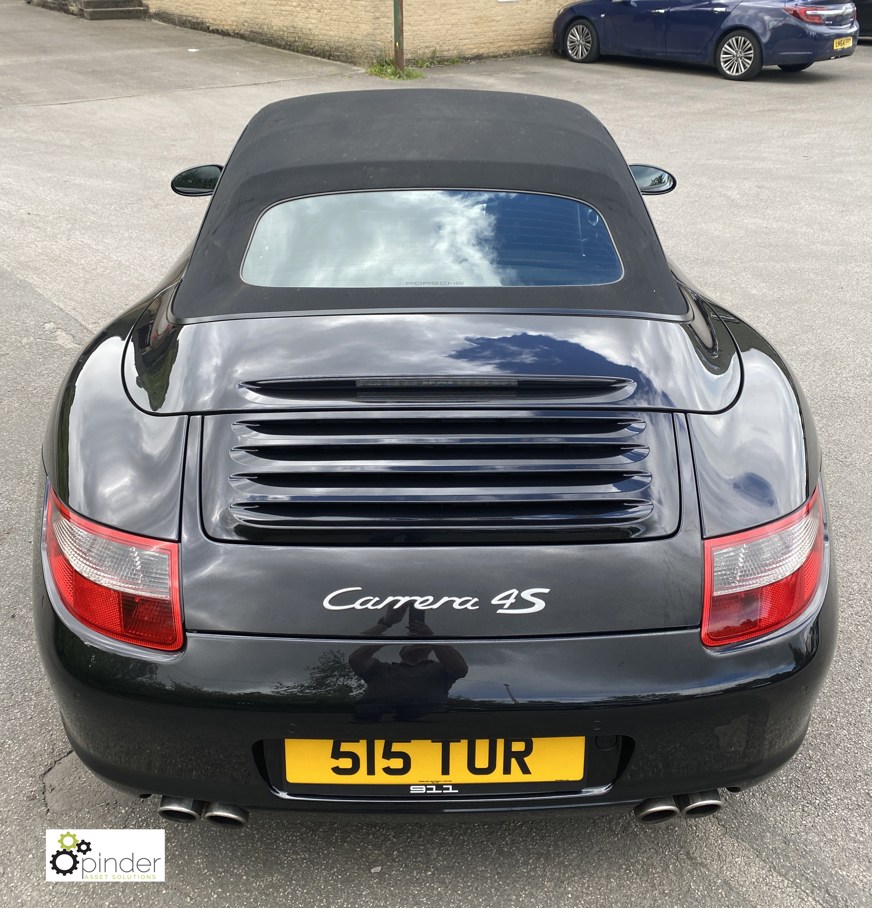 Porsche 911 (997) Carrera 4 S Convertible, 6-speed manual, black, Registration: LF06 CZE; Date of - Image 7 of 49