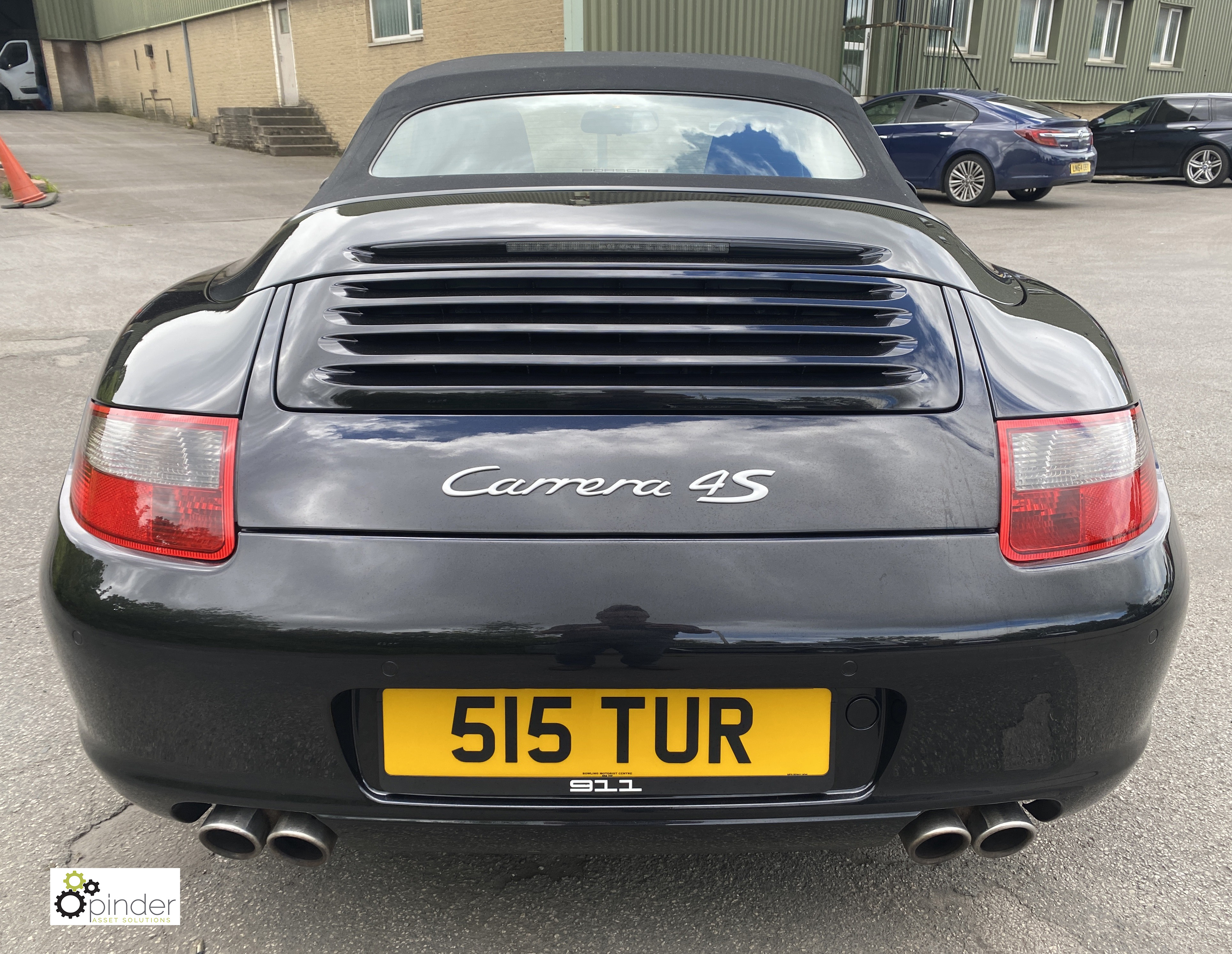 Porsche 911 (997) Carrera 4 S Convertible, 6-speed manual, black, Registration: LF06 CZE; Date of - Image 6 of 49