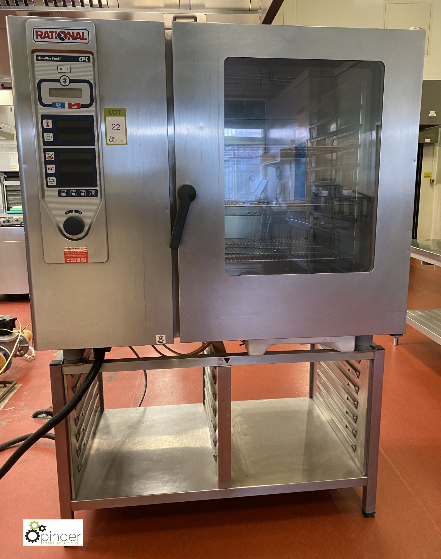 Rational ClimaPlus Combi 102/04 Combi Oven, 10 tray capacity, 415volts, 1270mm x 980mm x 1800mm,