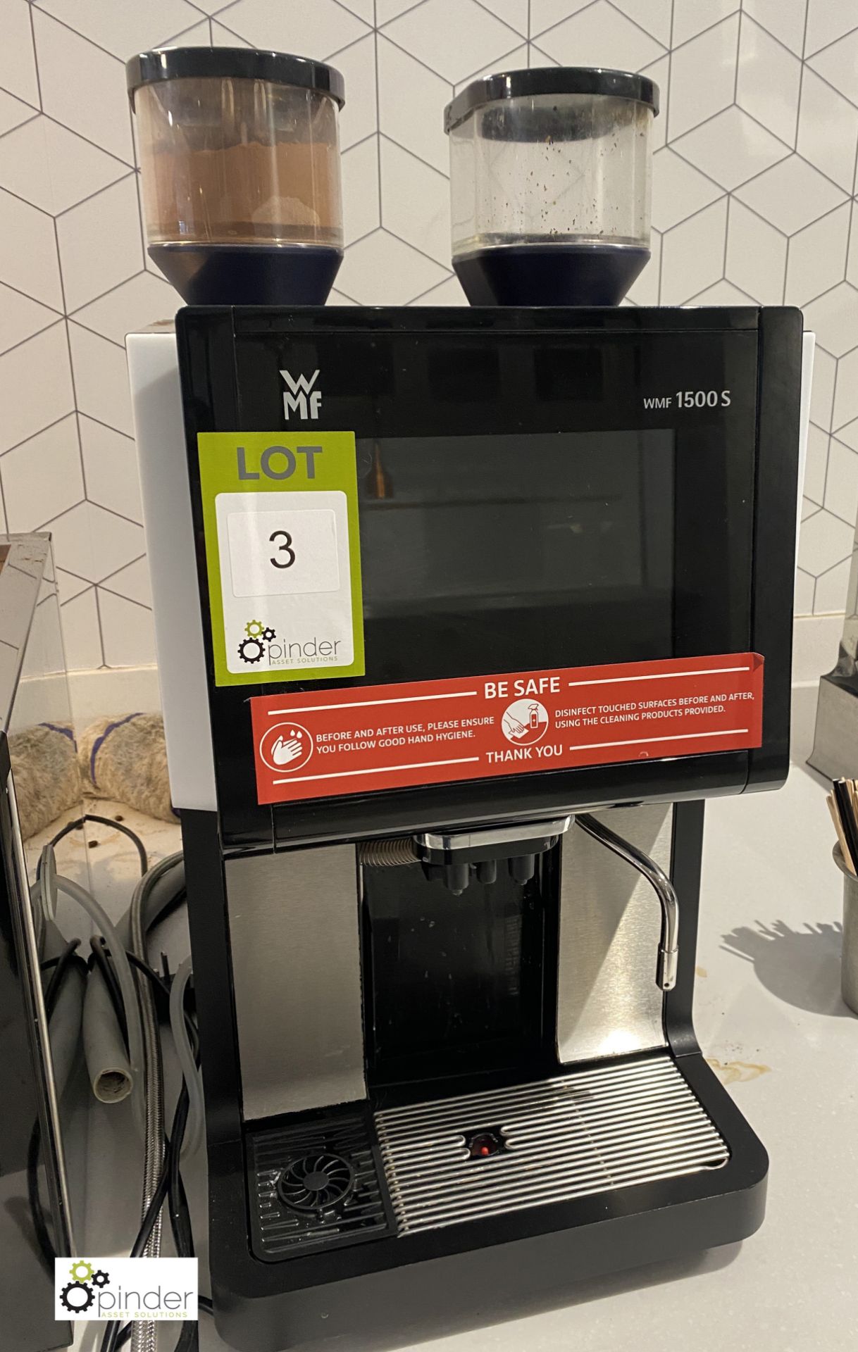 WMF 1500S Coffee Machine, with milk chiller (lot location – Parkview Restaurant Main Servery – first - Image 2 of 6