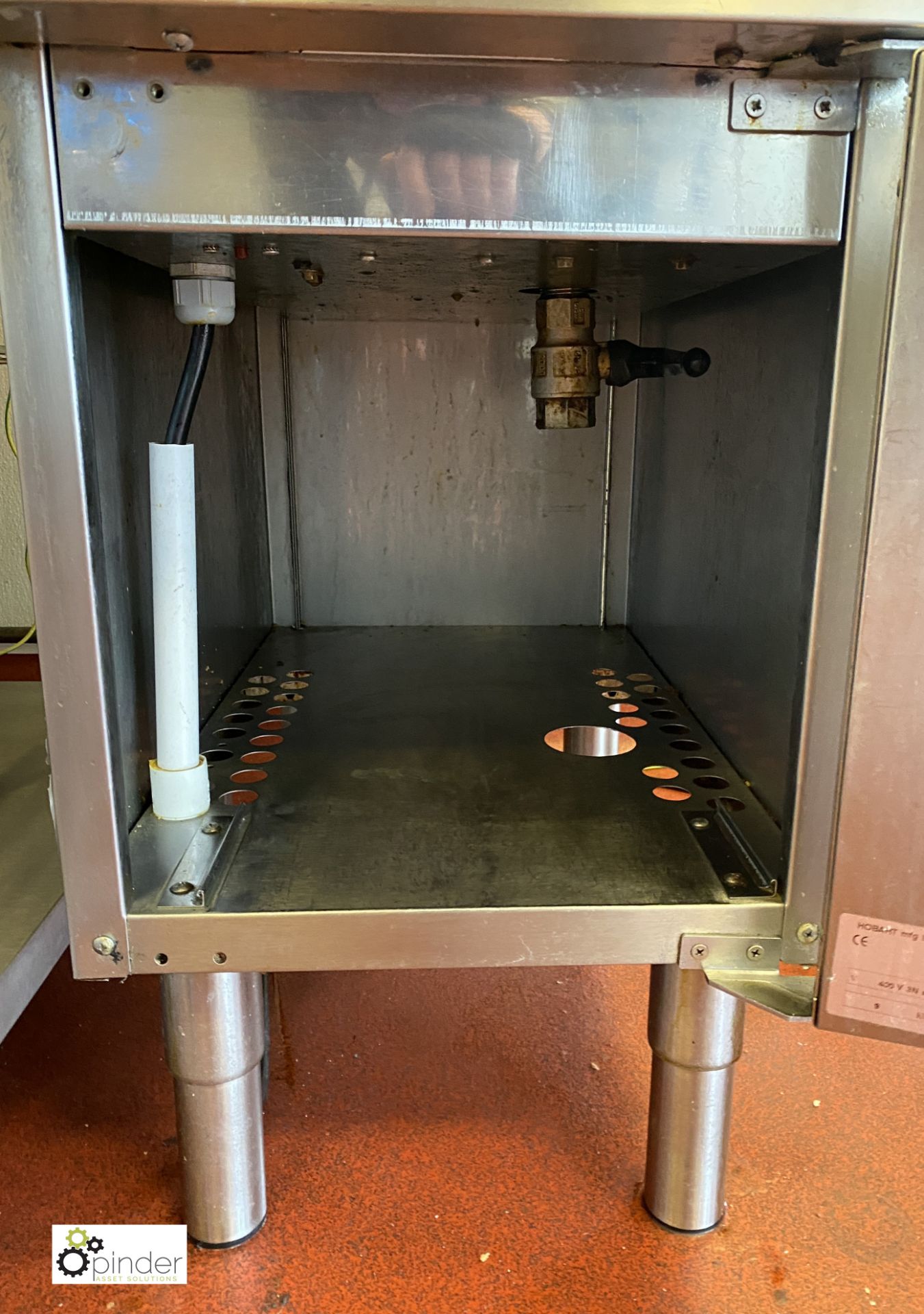 Hobart EF47 single basket Deep Fat Fryer, 400volts, 400mm x 700mm x 940mm (lot location – Parkview - Image 4 of 6