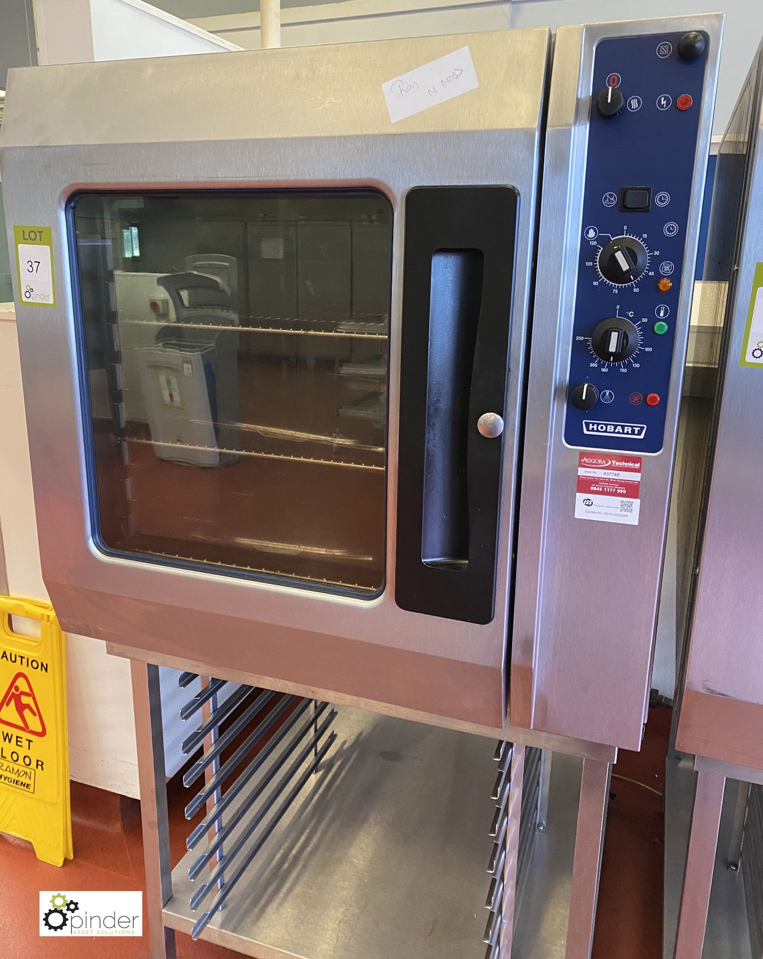 Hobart HCL1022LAE Combi Oven, 8-tray capacity, 400volts, 900mm x 1113mm x 1660mm (lot location – - Image 2 of 6