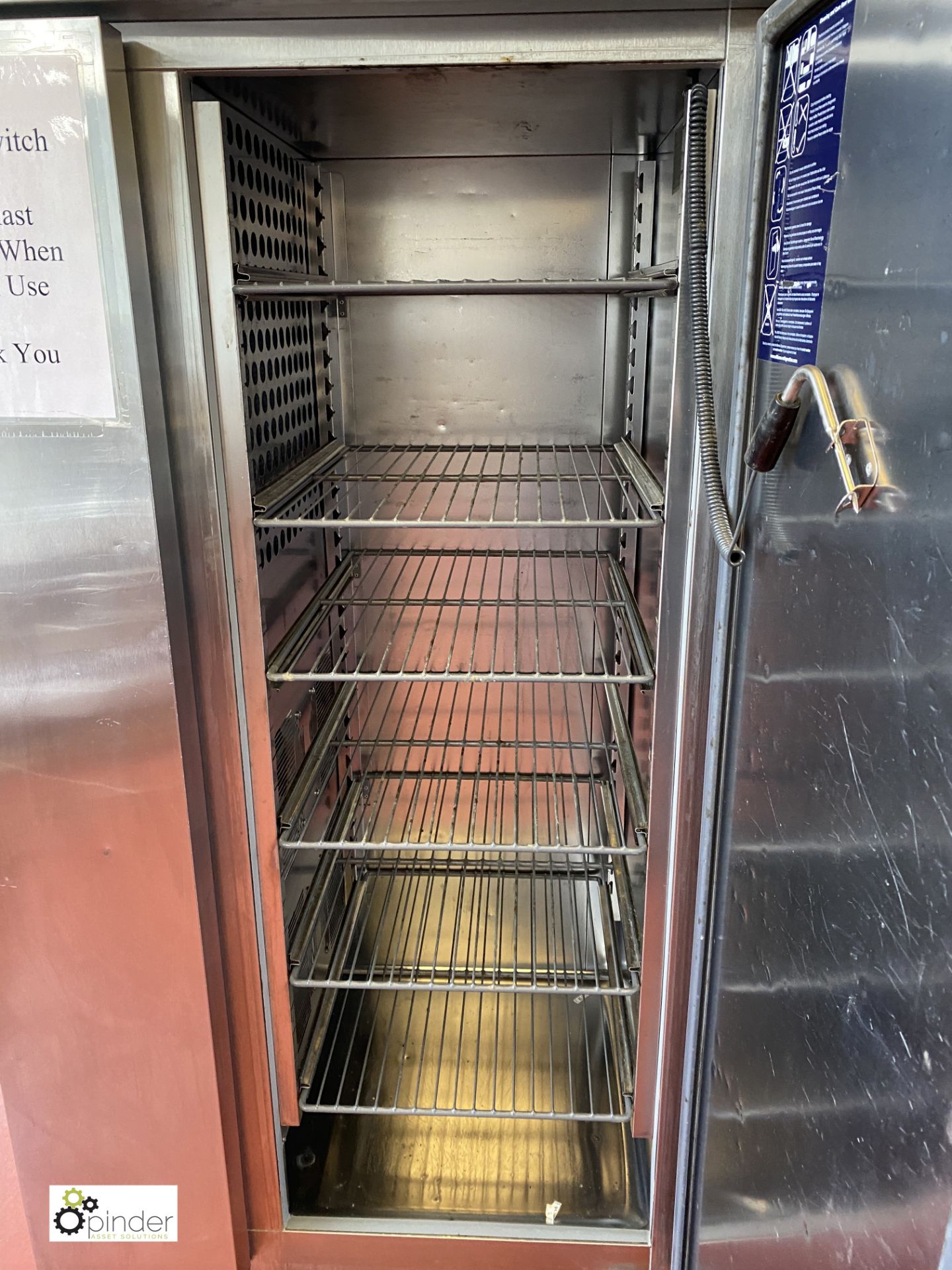Williams J1BC R1 stainless steel mobile single door Blast Chiller, 240volts, 860mm x 700mm x - Image 3 of 5