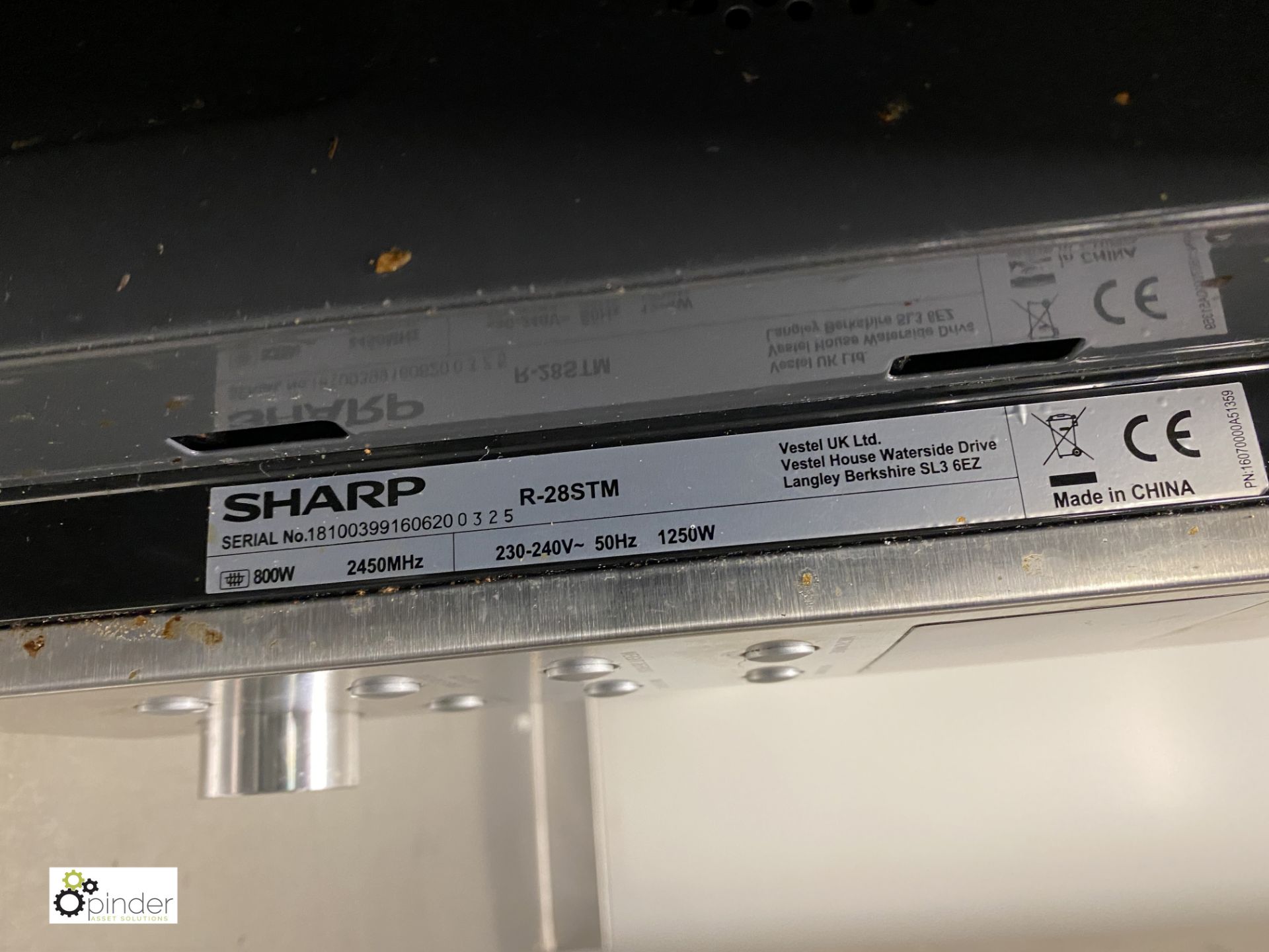 Sharp stainless steel Microwave Oven (lot location – Group Hospitality Kitchen – ground floor) - Image 3 of 4
