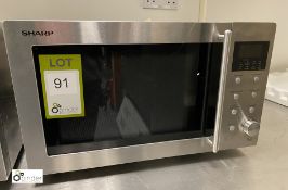 Sharp stainless steel Microwave Oven (lot location – Group Hospitality Kitchen – ground floor)