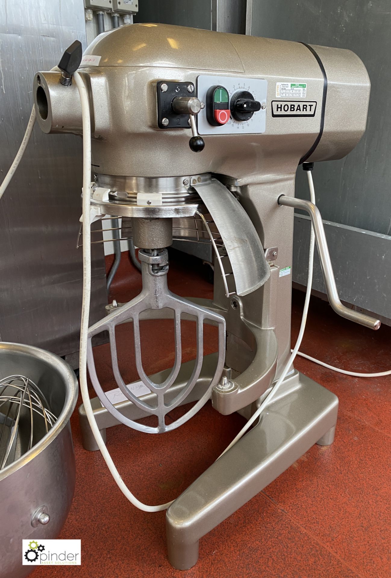 Hobart A200N counter top Planetary Food Mixer, 240volts, with whisk and 2 paddle attachments (lot - Image 2 of 7