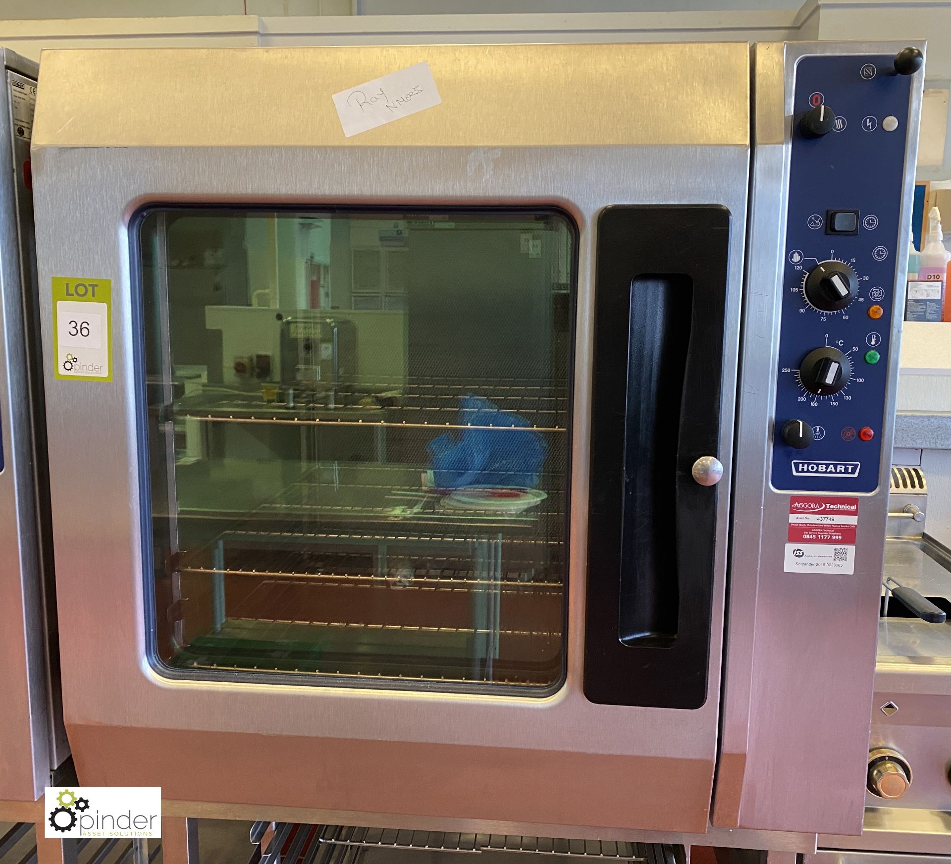 Hobart STE-H Combi Oven, 8-tray capacity, 400volts, 900mm x 1113mm x 1660mm (lot location – Parkview - Image 2 of 6