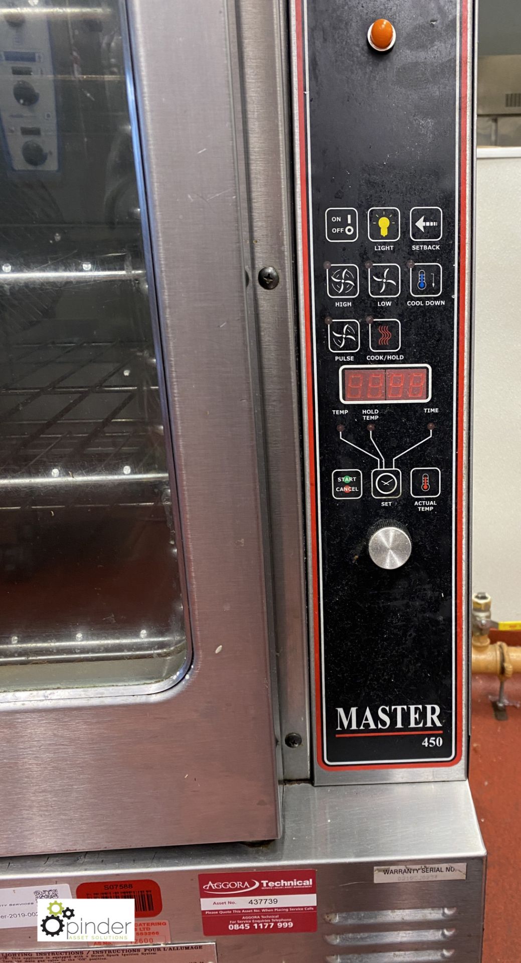 Garland Master 450 gas fired Convection Oven, 970mm x 970mm x 1460mm (lot location – Parkview - Image 3 of 7