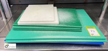 9 various nylon Chopping Boards (lot location – Parkview Restaurant Kitchen – first floor)