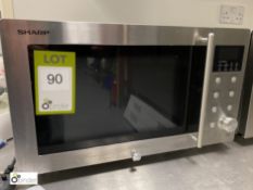 Sharp stainless steel Microwave Oven (lot location – Group Hospitality Kitchen – ground floor)
