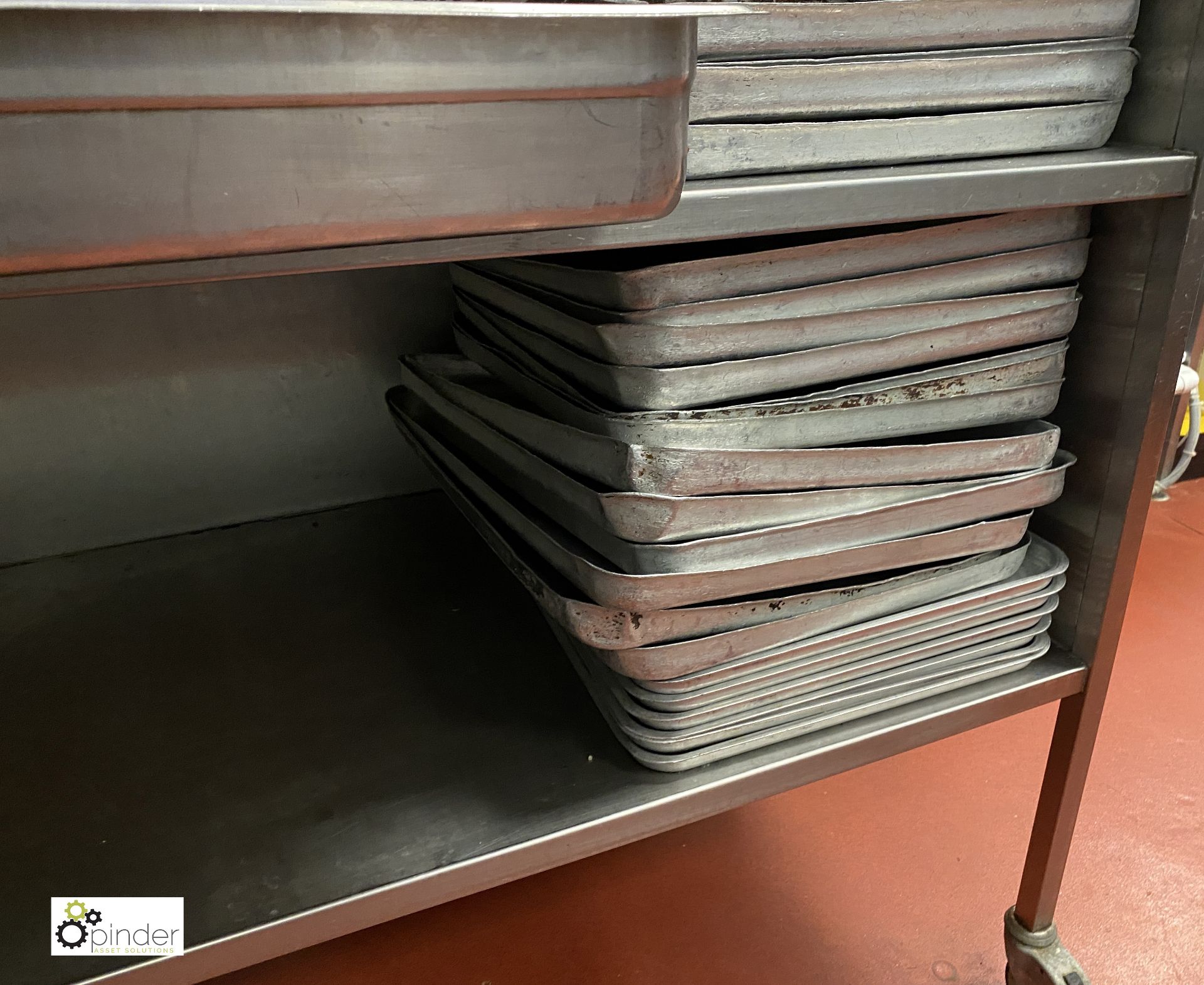 Quantity Baking Trays, etc, to rack (rack not included – lot 56) (lot location – Parkview Restaurant - Image 5 of 7