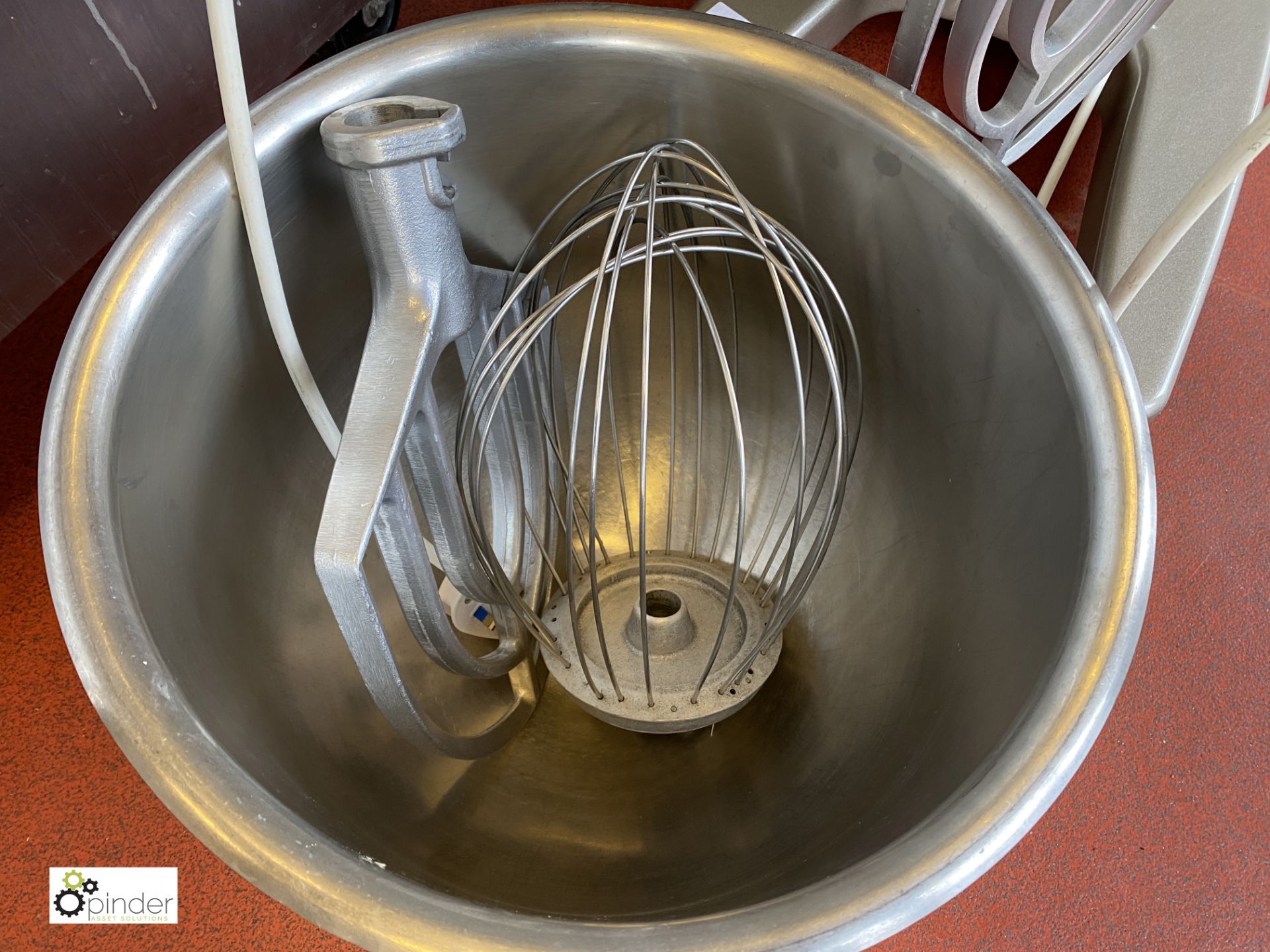 Hobart A200N counter top Planetary Food Mixer, 240volts, with whisk and 2 paddle attachments (lot - Image 6 of 7