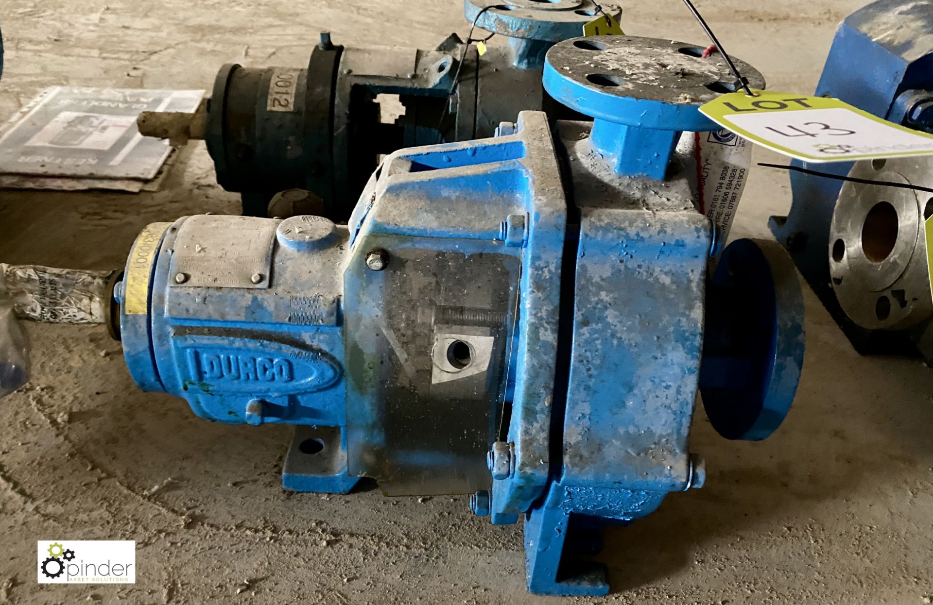 3 various Pumps including Worthington Simpson 32-CP-125 centrifugal pump, S/N F14761L, Durco pump - Image 4 of 6