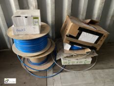 8 various rolls Plastic Pipe, by Festo, Parker, etc (please note there is a lift out fee of £5