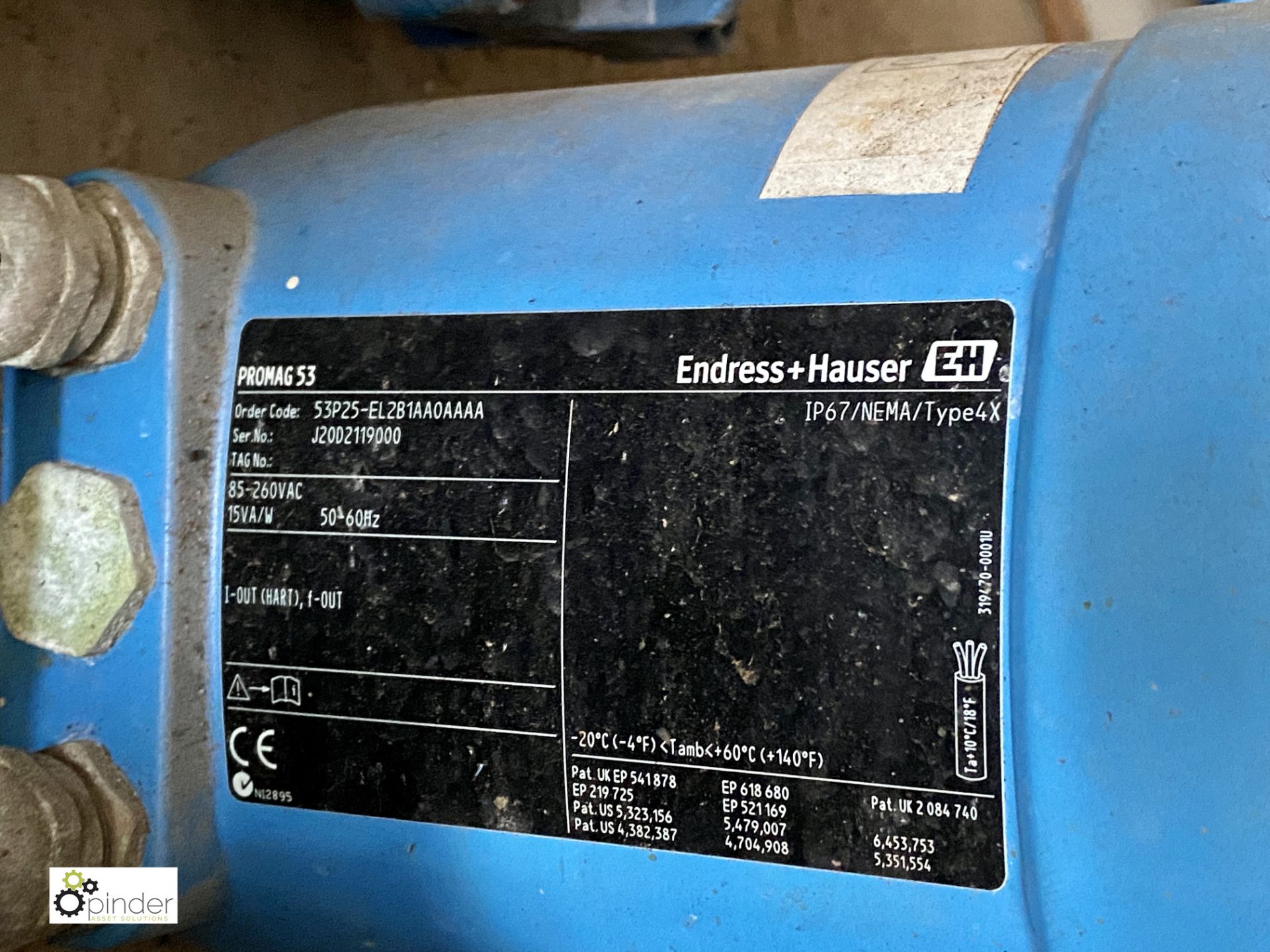 6 various Endress and Hauser Digital Flow Meters (please note there is a lift out fee of £5 plus VAT - Image 5 of 6