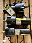 3 Baldor 2424P Industrial Motors, 180volts, unused (please note there is a lift out fee of £5 plus