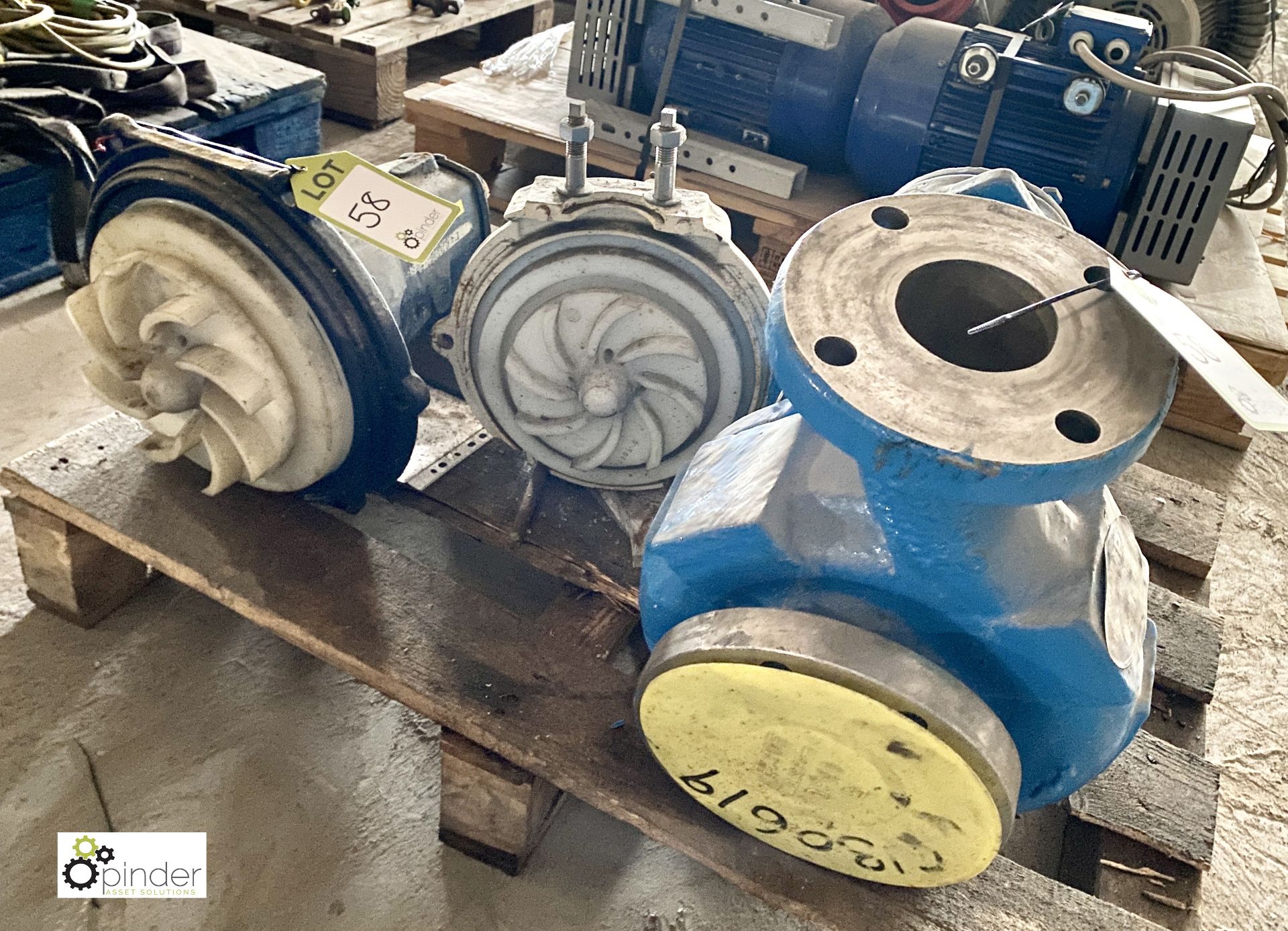 3 Pumps including Durco MK3 Centrifugal Pump, Wernert NKP50-200 Centrifugal Pump and Wernert NKP32- - Image 2 of 5