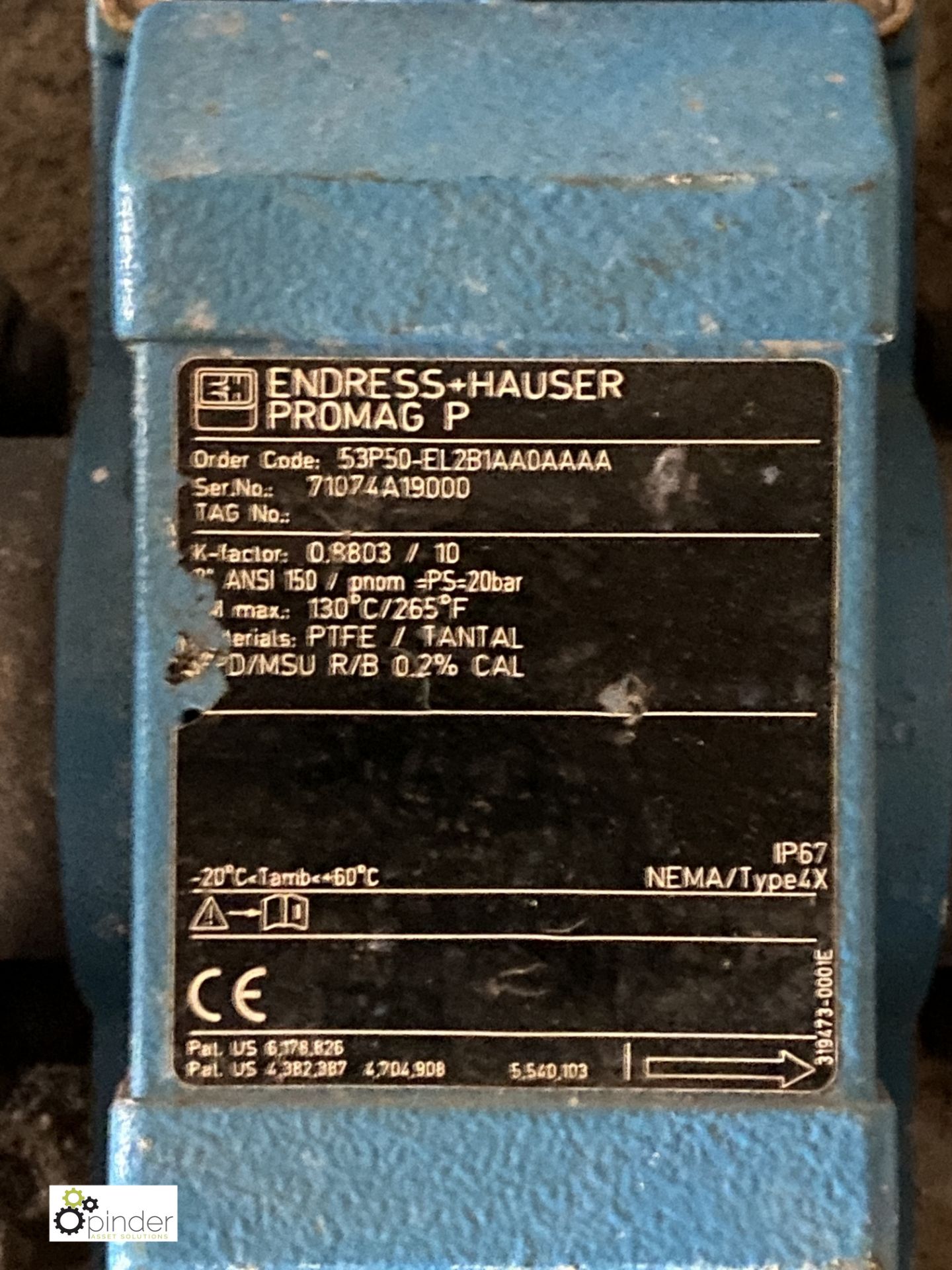 6 various Endress and Hauser Digital Flow Meter (please note there is a lift out fee of £5 plus - Image 5 of 7