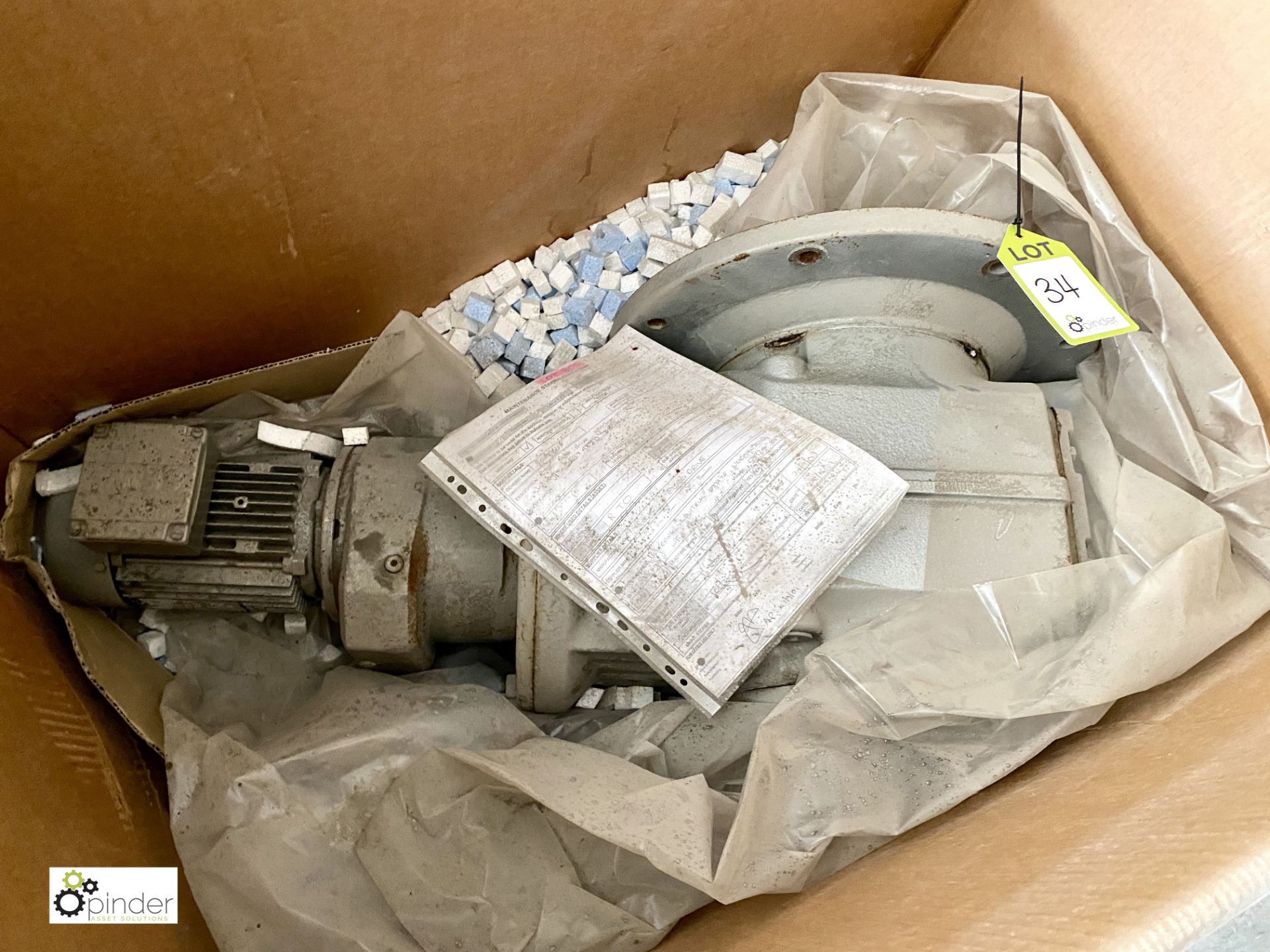 SEW Eurodrive right angle Gearbox and motor Type KF97R62D-T80K4 (please note there is a lift out fee