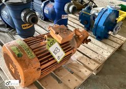 Hydraulic gear Pump SNP 2-8DCO O1F, with 4kw, 1450rpm, IP55, 3ph VEM motor and Durco Low-Flo 1K1.