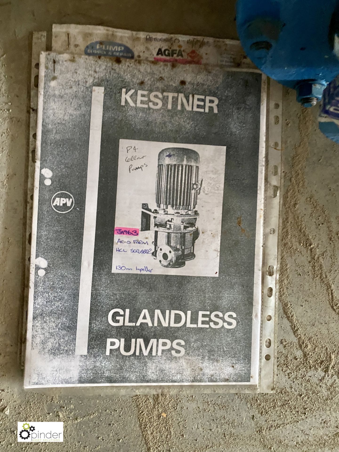 Kestiner glandless Pump, with motor (please note there is a lift out fee of £5 plus VAT on this - Image 3 of 4