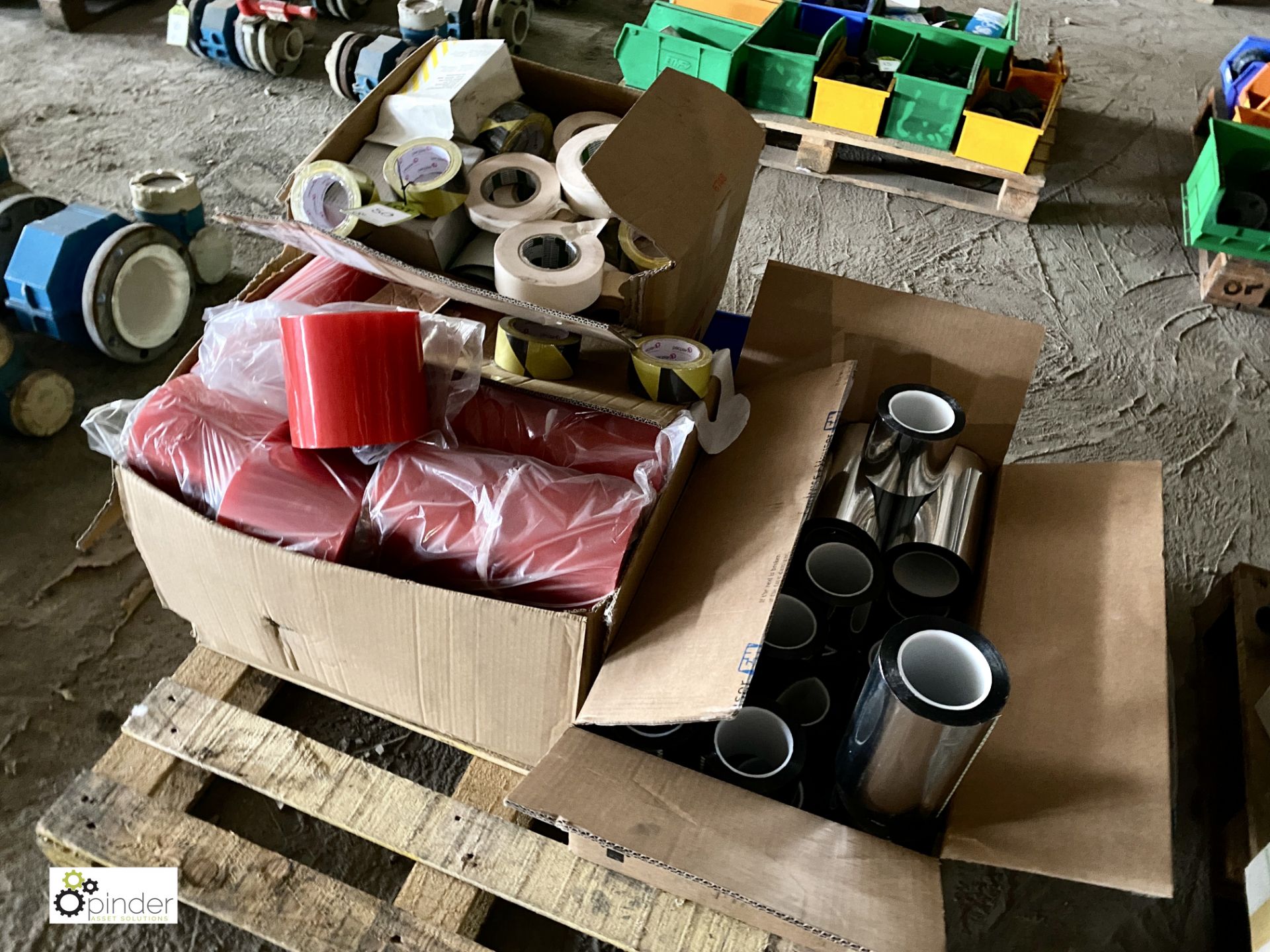 Quantity various Barrier Tape, Nitto Tape and Plastic Pipe Fittings, to pallet (please note there is - Image 6 of 8