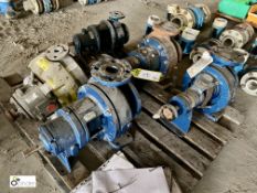 5 various Pumps, including Worthington Simpson centrifugal pump, Type 50WP200, S/N F14569R, 24m3/
