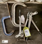 2 Hand Pipe Benders and 2 G Clamps (please note there is a lift out fee of £2 plus VAT on this lot)