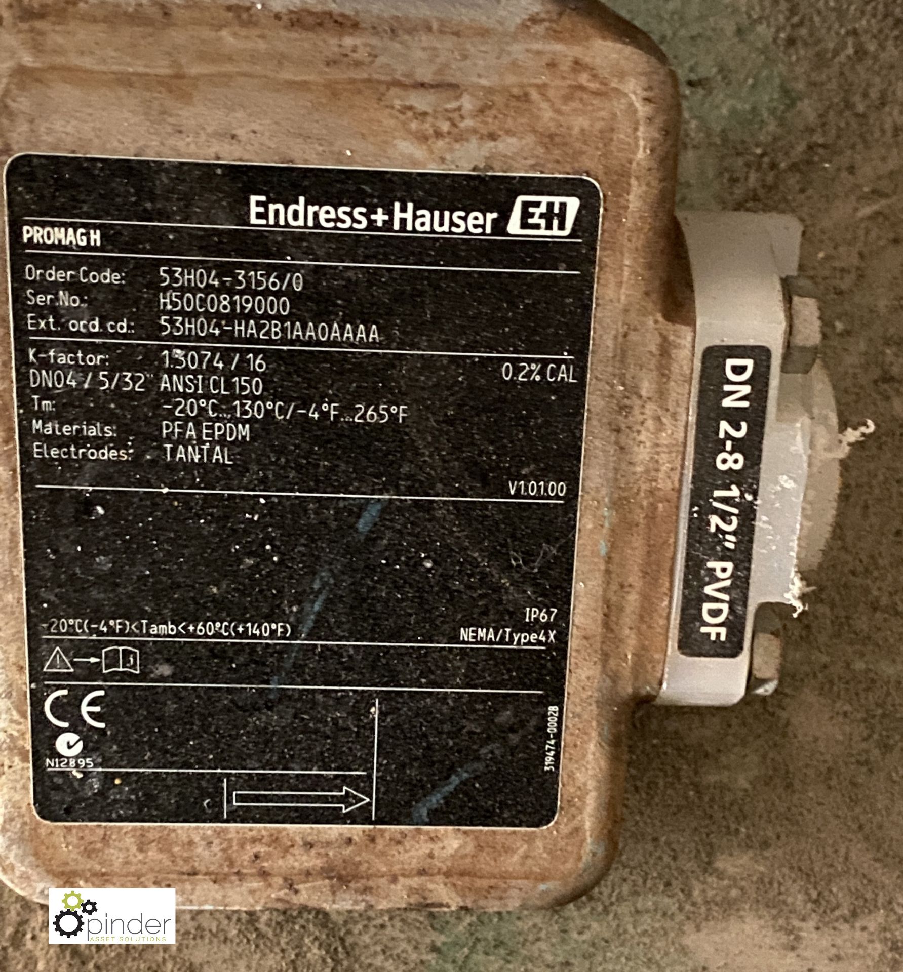 6 various Endress and Hauser Digital Flow Meters (please note there is a lift out fee of £5 plus VAT - Image 3 of 7