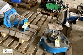 2 Pumps including Wernert NEPO 125-80-200 centrifugal pump and Durco pump and Wernert Volute Casing,